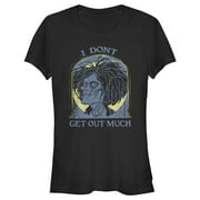 Junior's Hocus Pocus Billy Zombie Get Out Much Graphic Tee Black X Large
